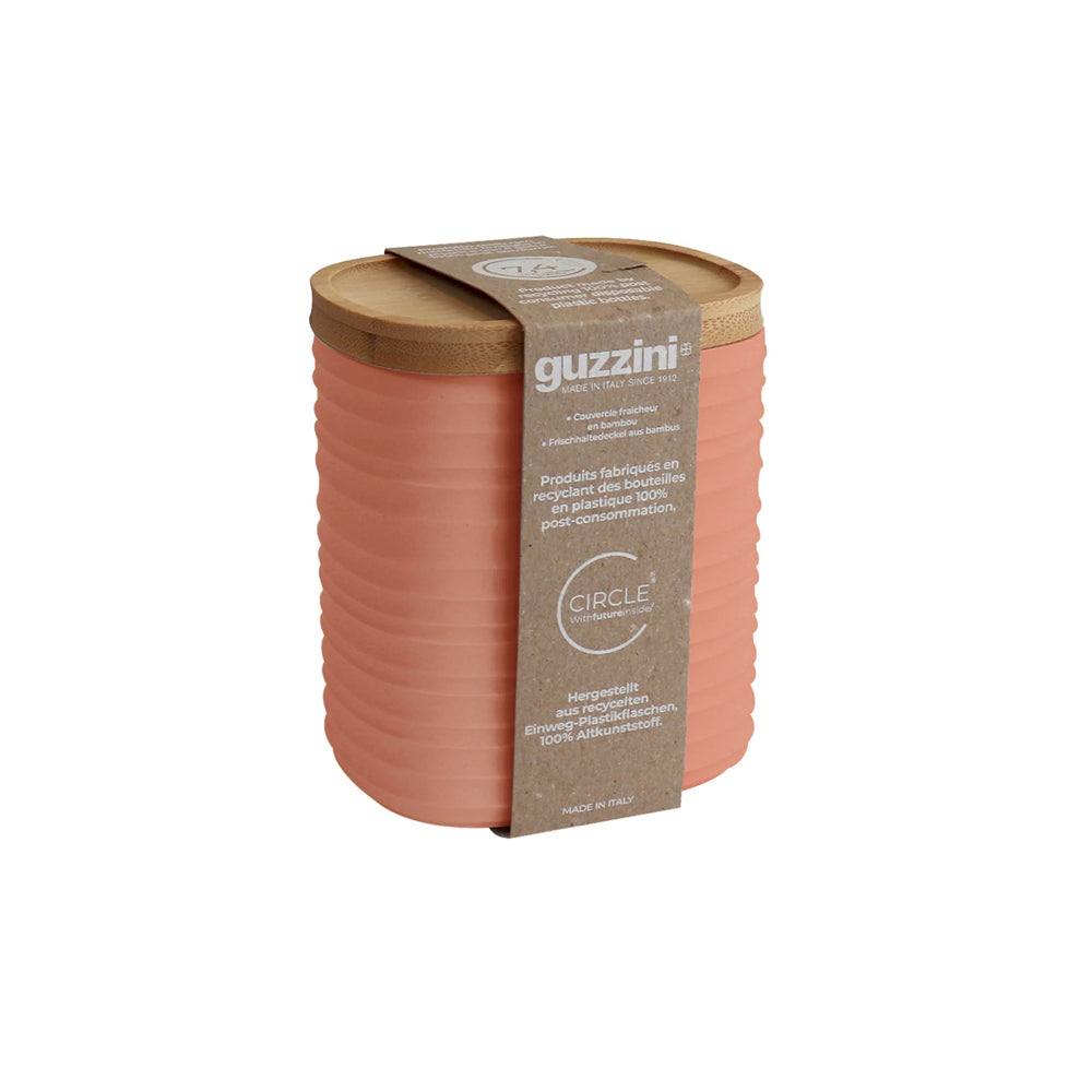 Guzzini Italy Tierra Storage Jar Medium - Dark Terracotta