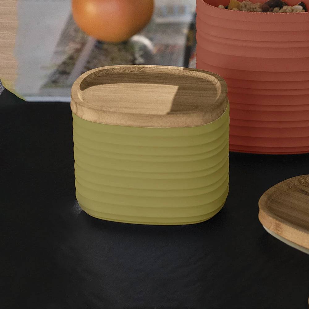 Guzzini Italy Tierra Storage Jars Small, Set of 3 - Colourful