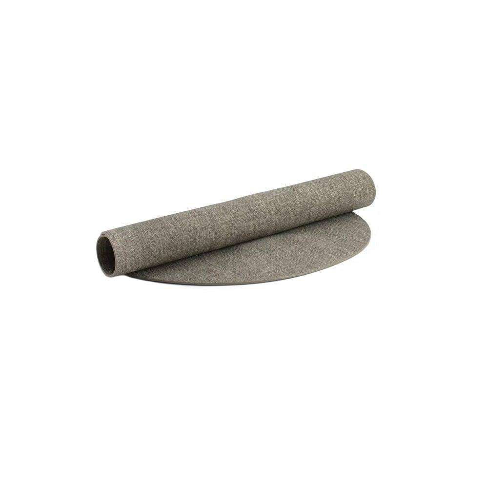 Guzzini Italy Tiffany Oval Reversible Mats, Set of 6 - Light Grey