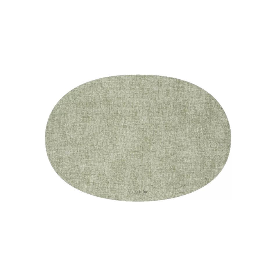 Guzzini Italy Tiffany Oval Reversible Mats, Set of 6 - Mint Green