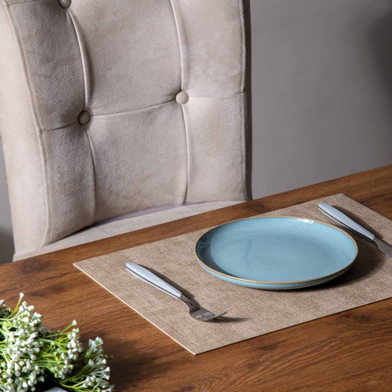 Guzzini Italy Tiffany Rectangular Reversible Mats, Set of 6 - Sand