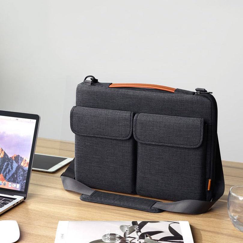 Inateck EdgeKeeper Laptop Bag - Black Grey 13 Inches