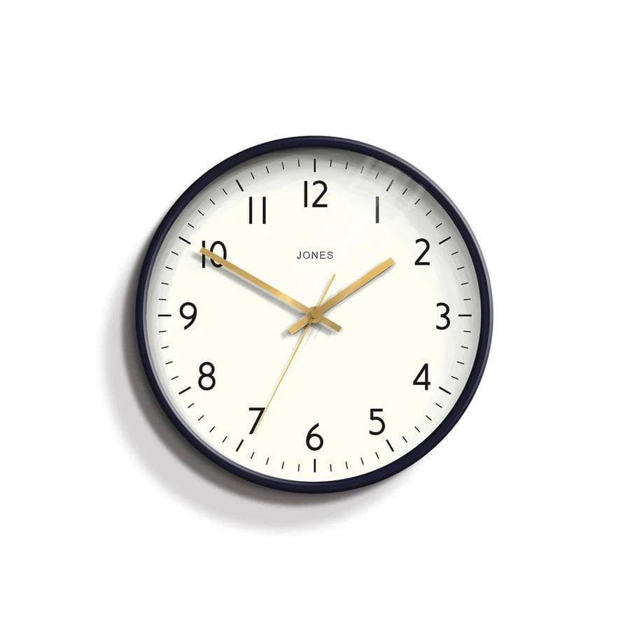 Jones Clocks Studio Wall Clock 29cm - Midnight Blue