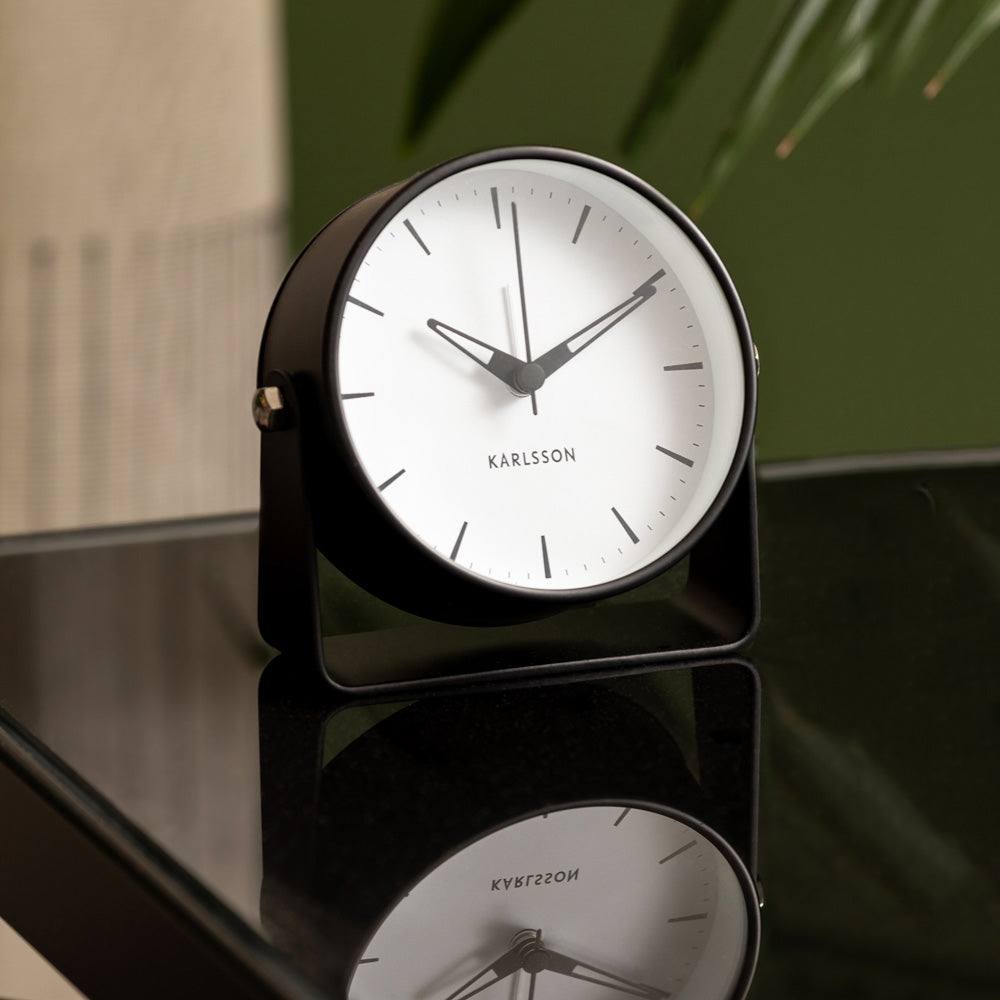 Karlsson Netherlands Calm Alarm Clock - Black