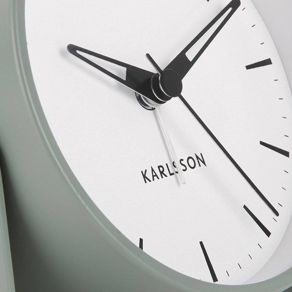 Karlsson Netherlands Calm Alarm Clock - Grayed Jade