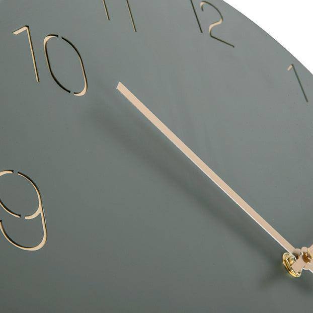 Karlsson Netherlands Charm Engraved Numbers Wall Clock 40cm - Green