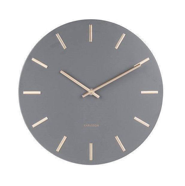 Karlsson Netherlands Charm Wall Clock 30cm - Grey