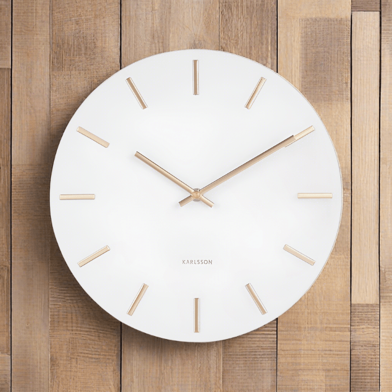 Karlsson Netherlands Charm Wall Clock 30cm - White