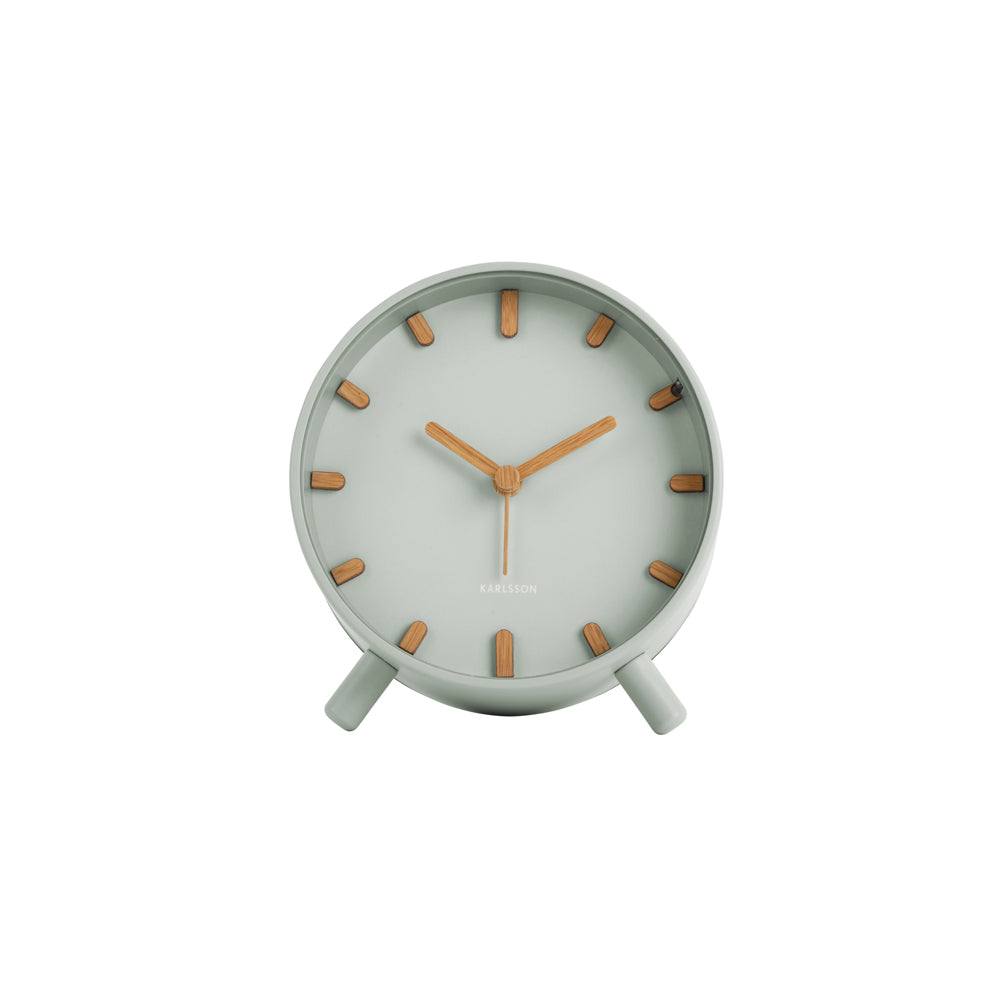 Karlsson Netherlands Grace Alarm Clock - Grayed Jade