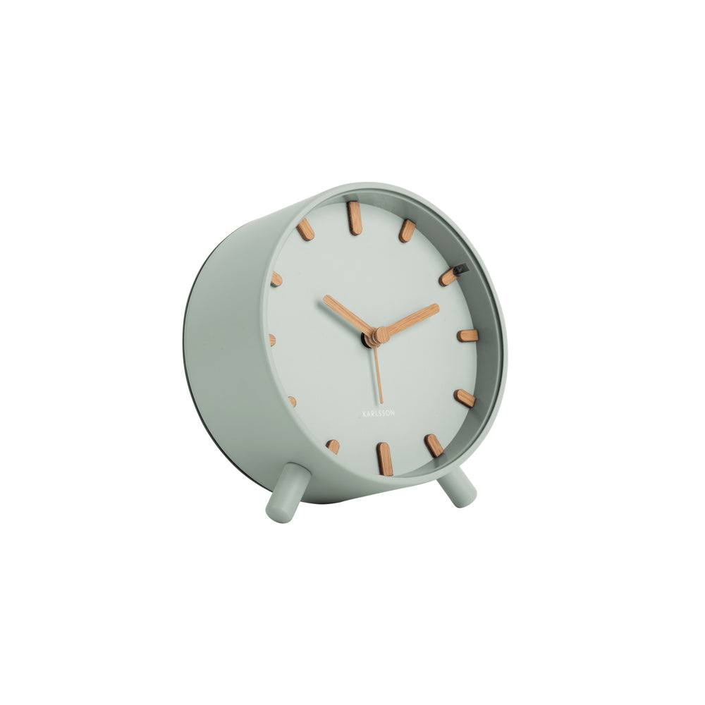 Karlsson Netherlands Grace Alarm Clock - Grayed Jade