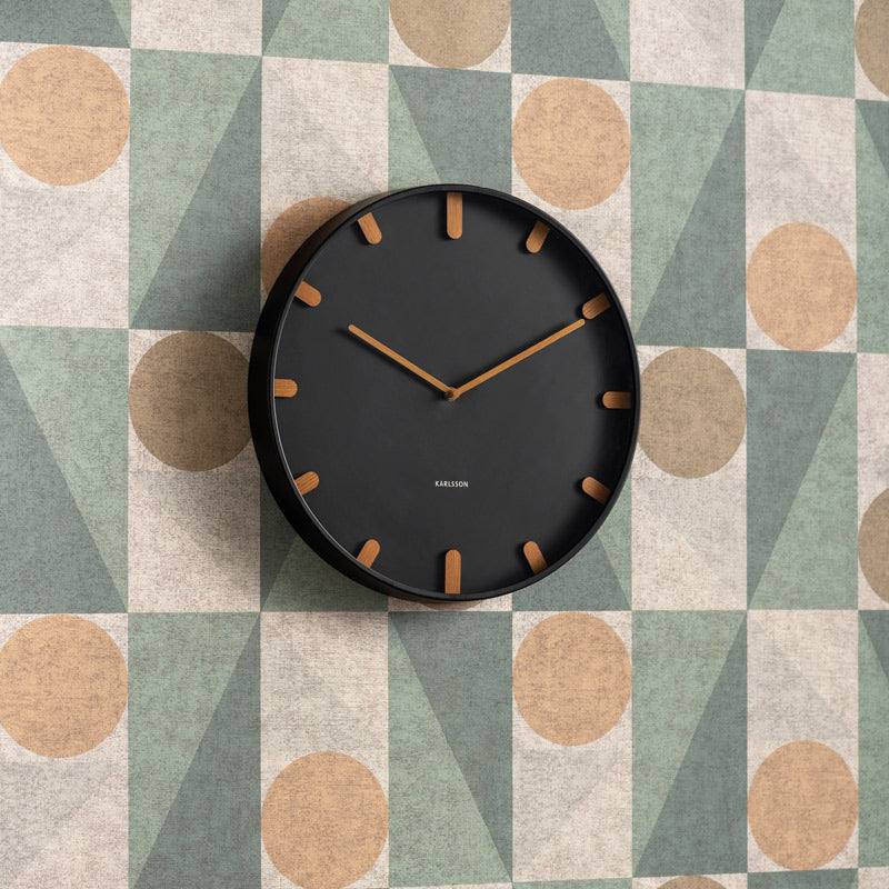 Karlsson Netherlands Grace Wall Clock 40cm - Black