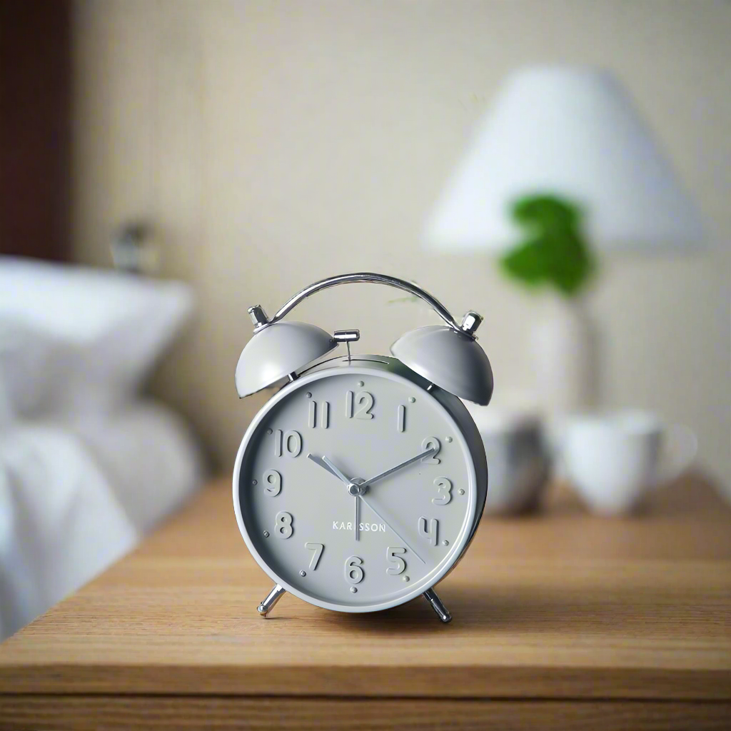 Iconic Alarm Clock - Matte Grey