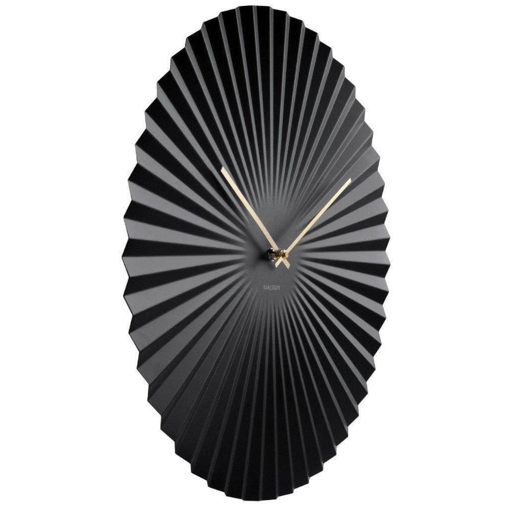 Karlsson Netherlands Sensu Wall Clock 40cm - Black