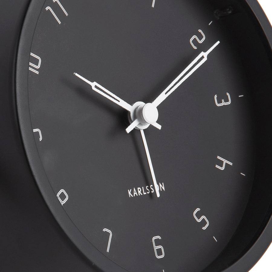 Karlsson Netherlands Stark Alarm Clock - Matte Black