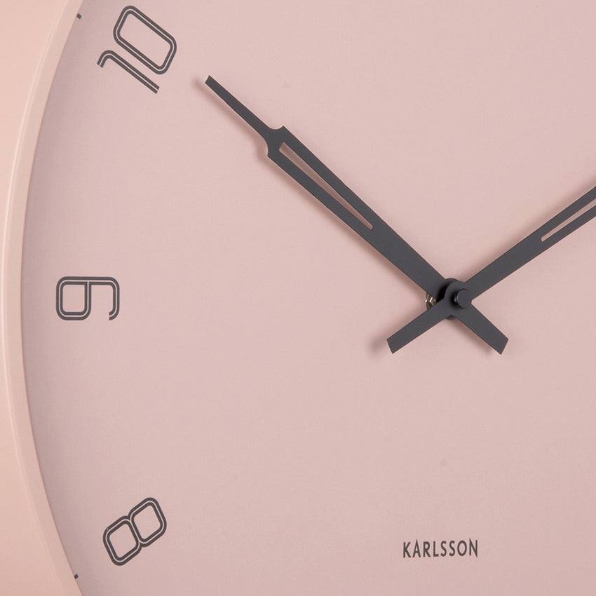 Karlsson Netherlands Stark Wall Clock 40cm - Faded Pink