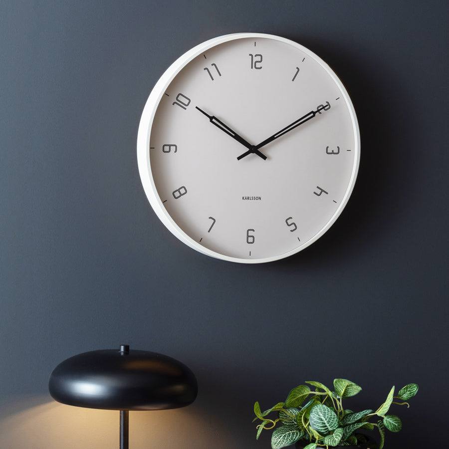 Karlsson Netherlands Stark Wall Clock 40cm - Warm Grey