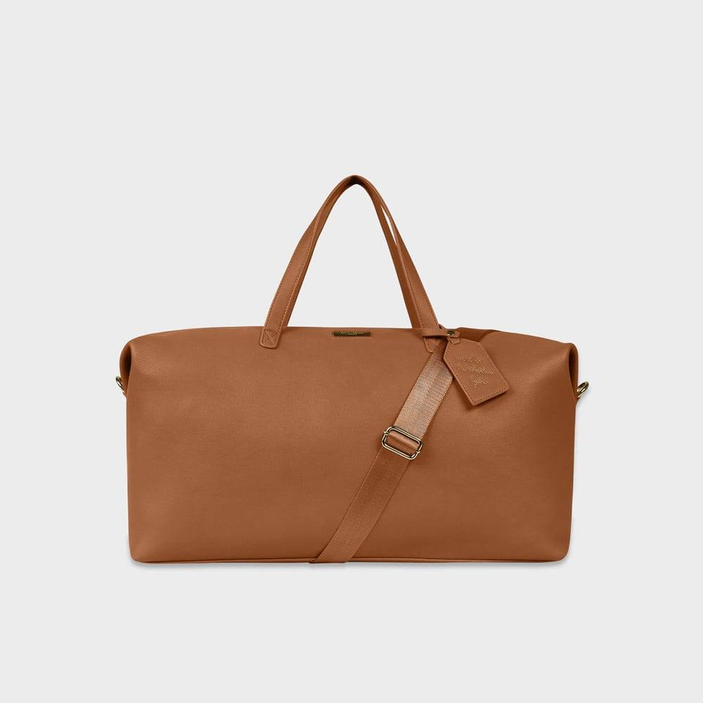 Katie Loxton Holdall Weekend Duffel Bag Large - Cognac