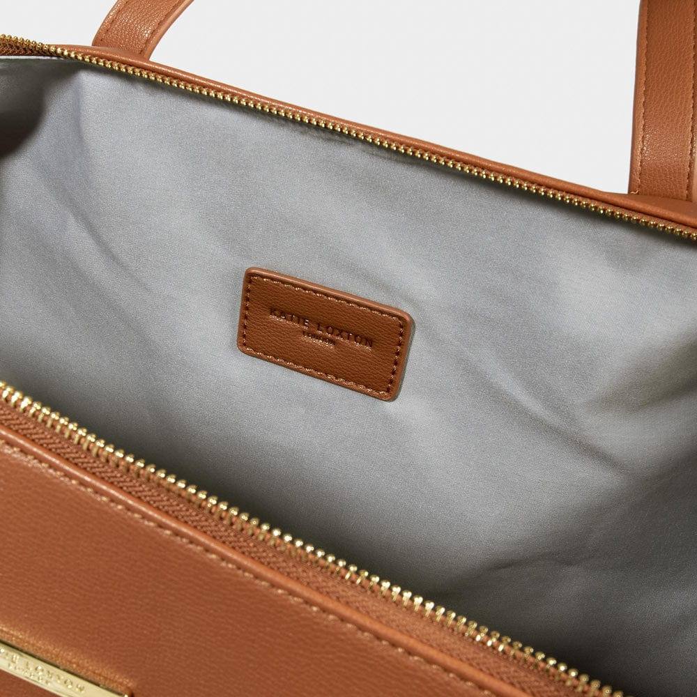 Katie Loxton Holdall Weekend Duffel Bag Large - Cognac