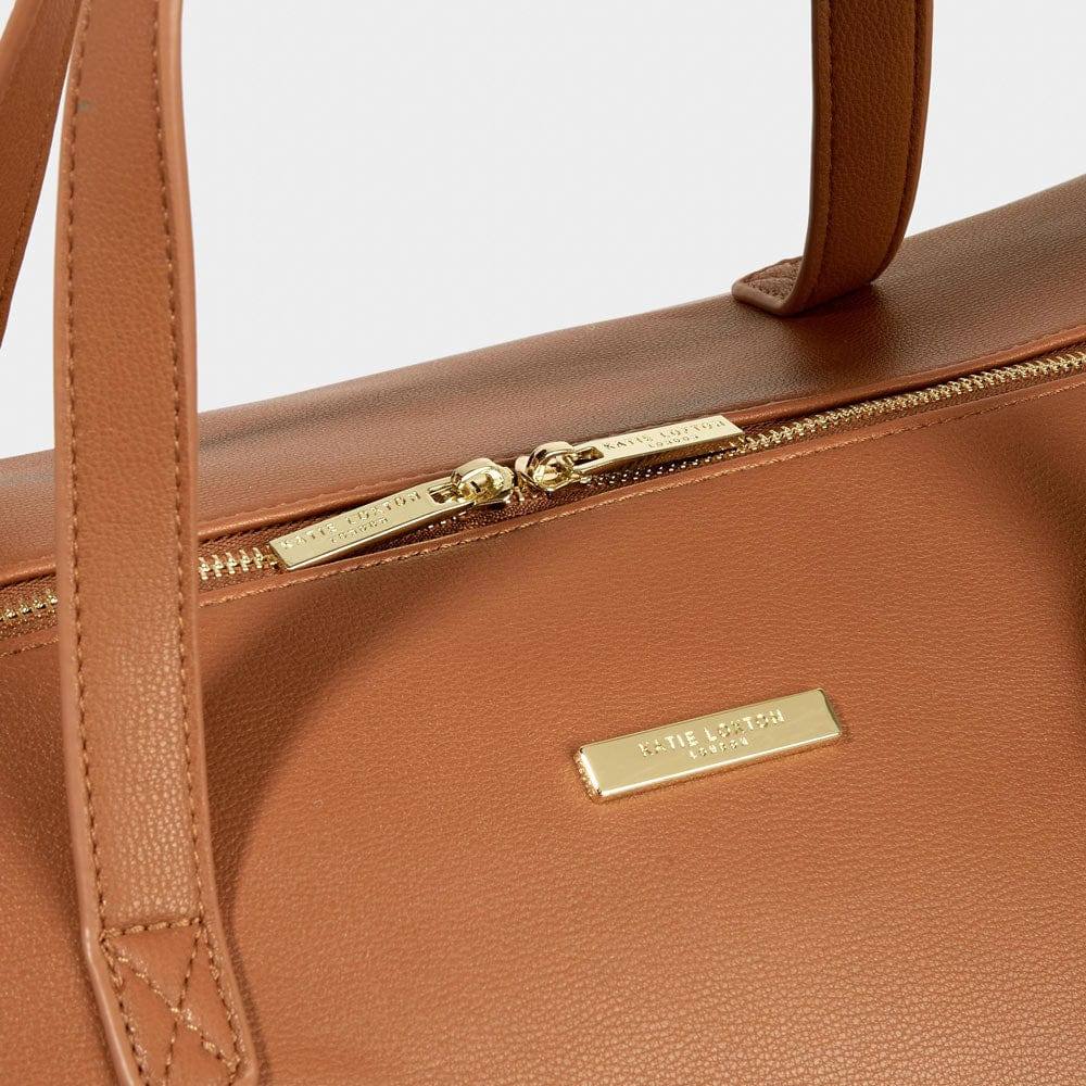 Katie Loxton Holdall Weekend Duffel Bag Large - Cognac