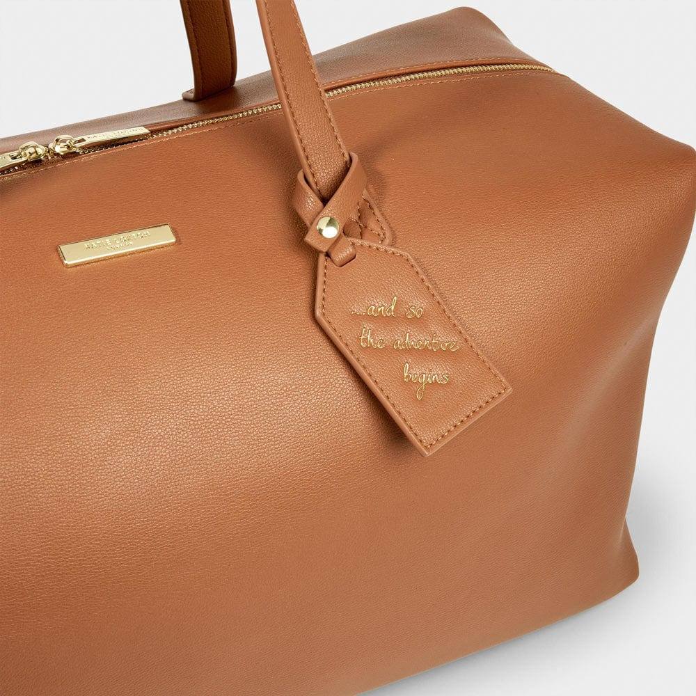 Katie Loxton Holdall Weekend Duffel Bag Large - Cognac