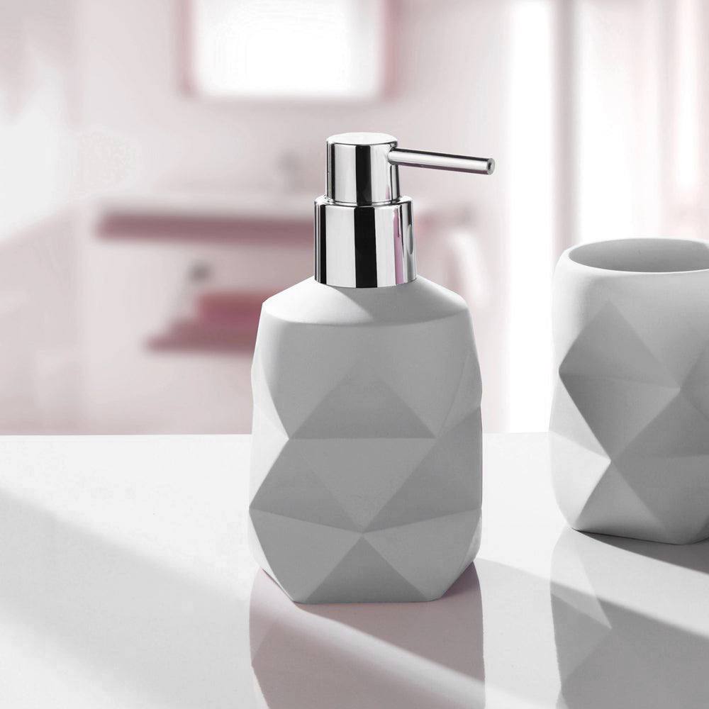 Kleine Wolke Crackle Soap Dispenser - Grey