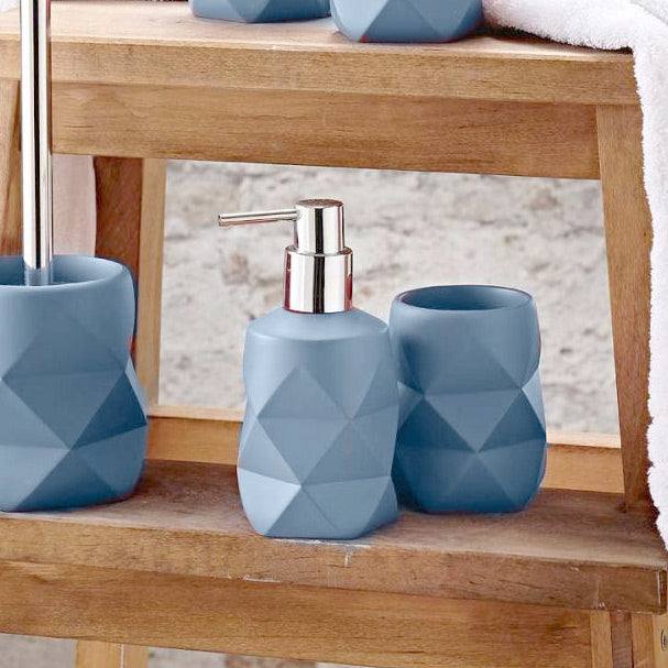 Kleine Wolke Crackle Soap Dispenser - Stone Blue