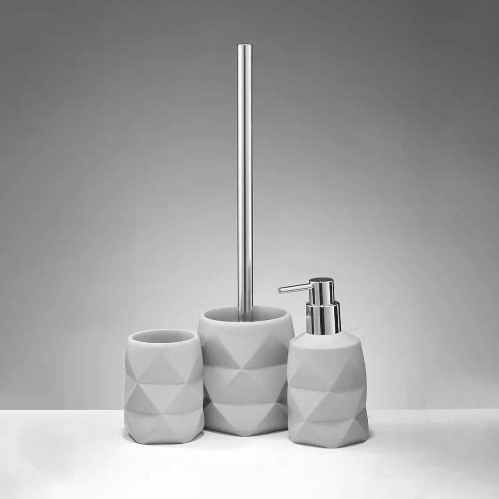 Kleine Wolke Crackle Toilet Brush - Grey