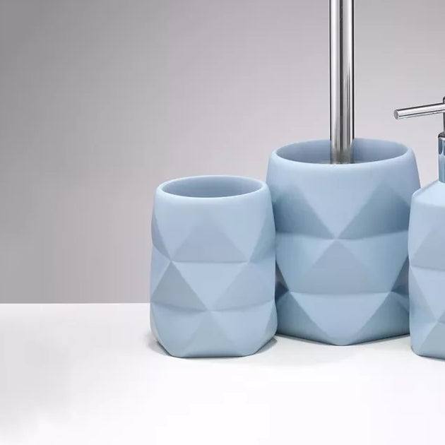 Kleine Wolke Crackle Toothbrush Tumbler - Stone Blue