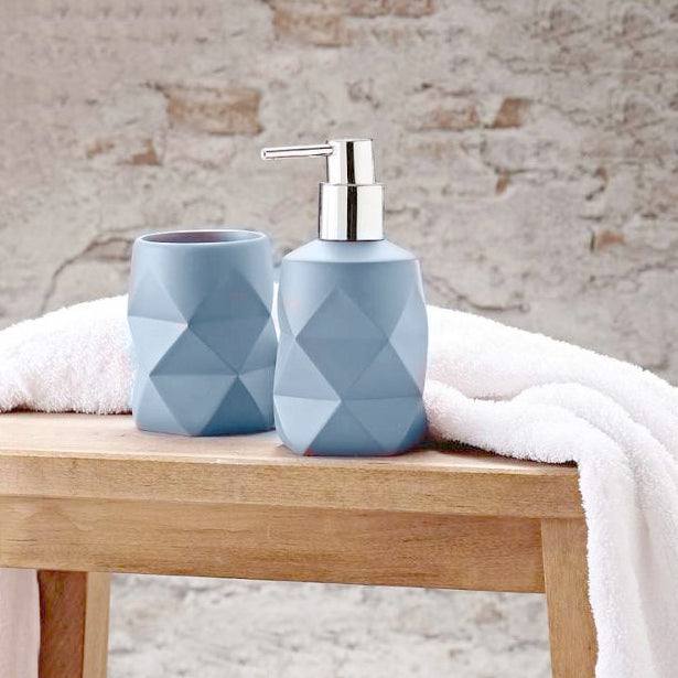 Kleine Wolke Crackle Toothbrush Tumbler - Stone Blue