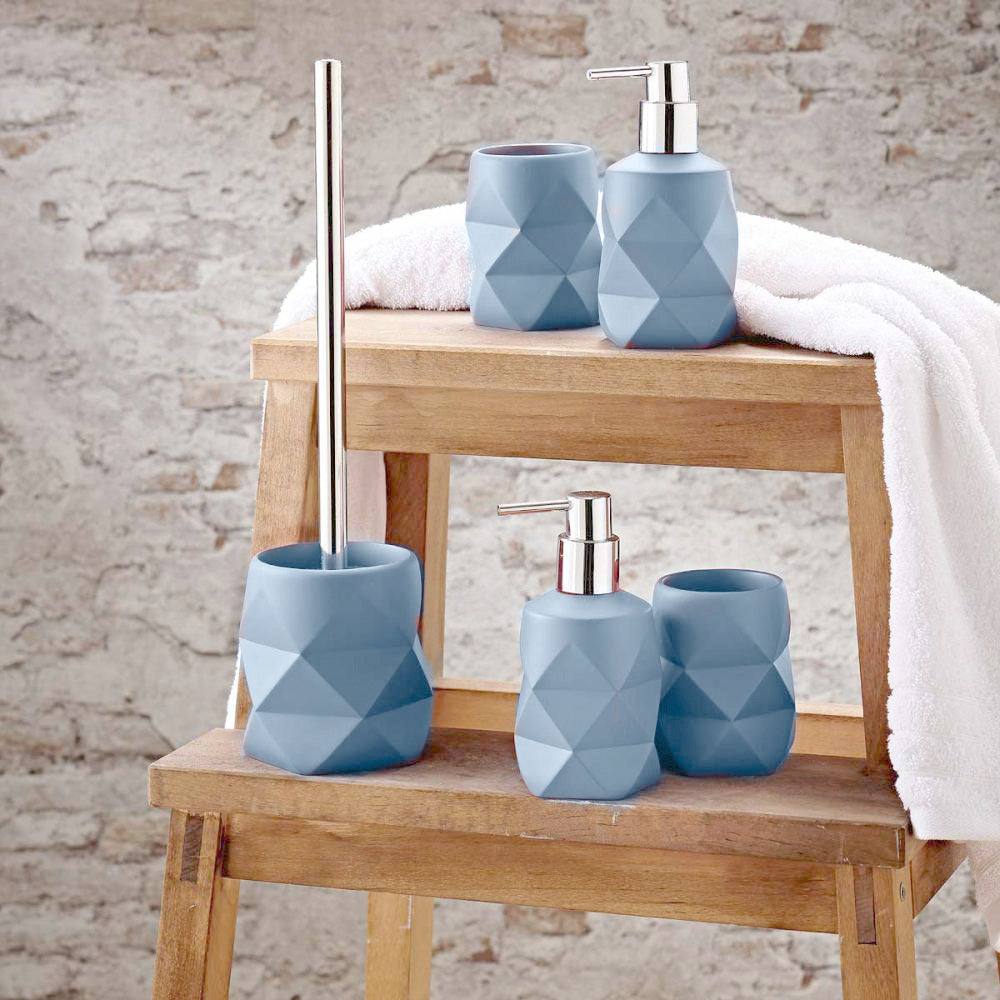 Kleine Wolke Crackle Toothbrush Tumbler - Stone Blue