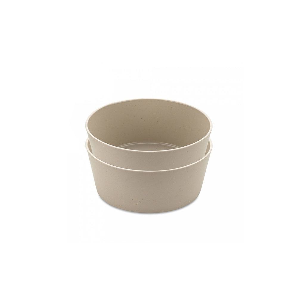 Koziol Germany Connect Medium Bowls, Set of 2 - Desert Sand