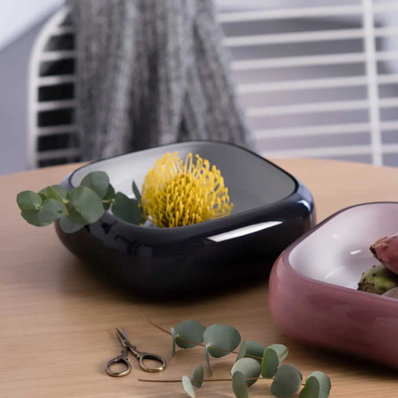 Milano Glass Bowl Medium - Grey