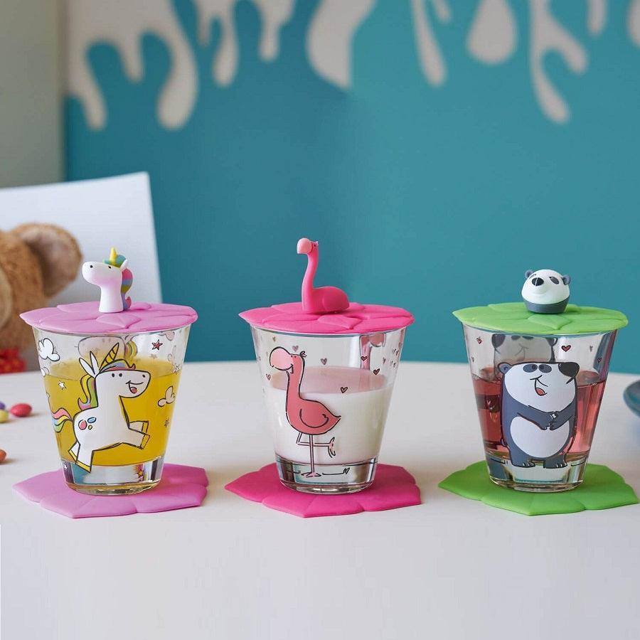 Leonardo Germany Bambini Drinking Set - Flamingo Unicorn Panda