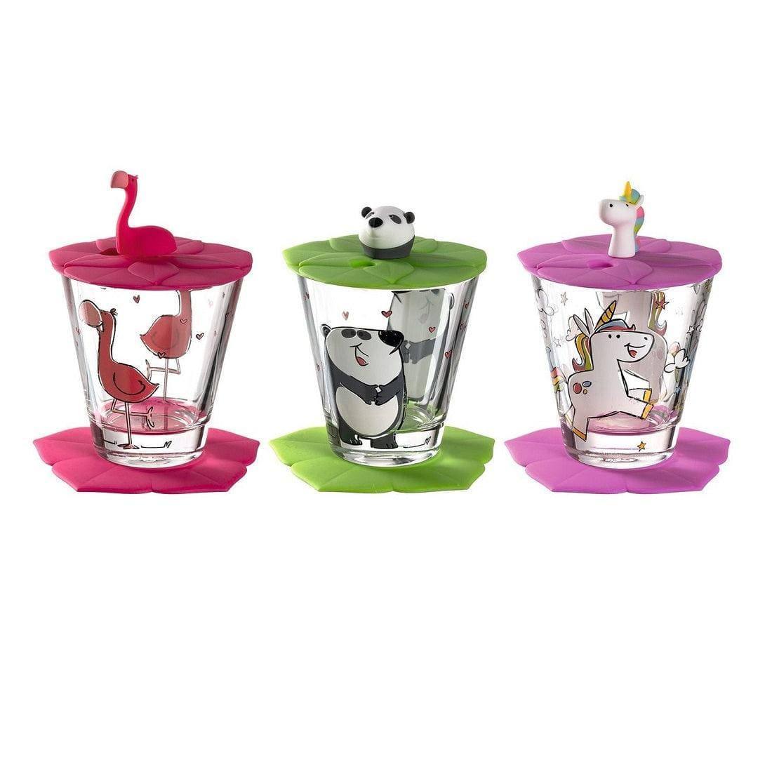Leonardo Germany Bambini Drinking Set - Flamingo Unicorn Panda