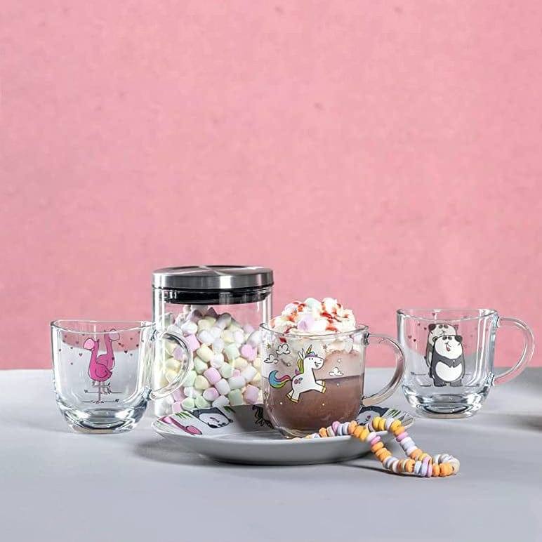 Leonardo Germany Bambini Glass Cups, Set of 6 - Animal Kingdom