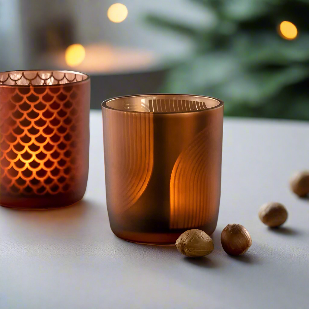 Camminata Tealight Holder Medium - Terra Lines