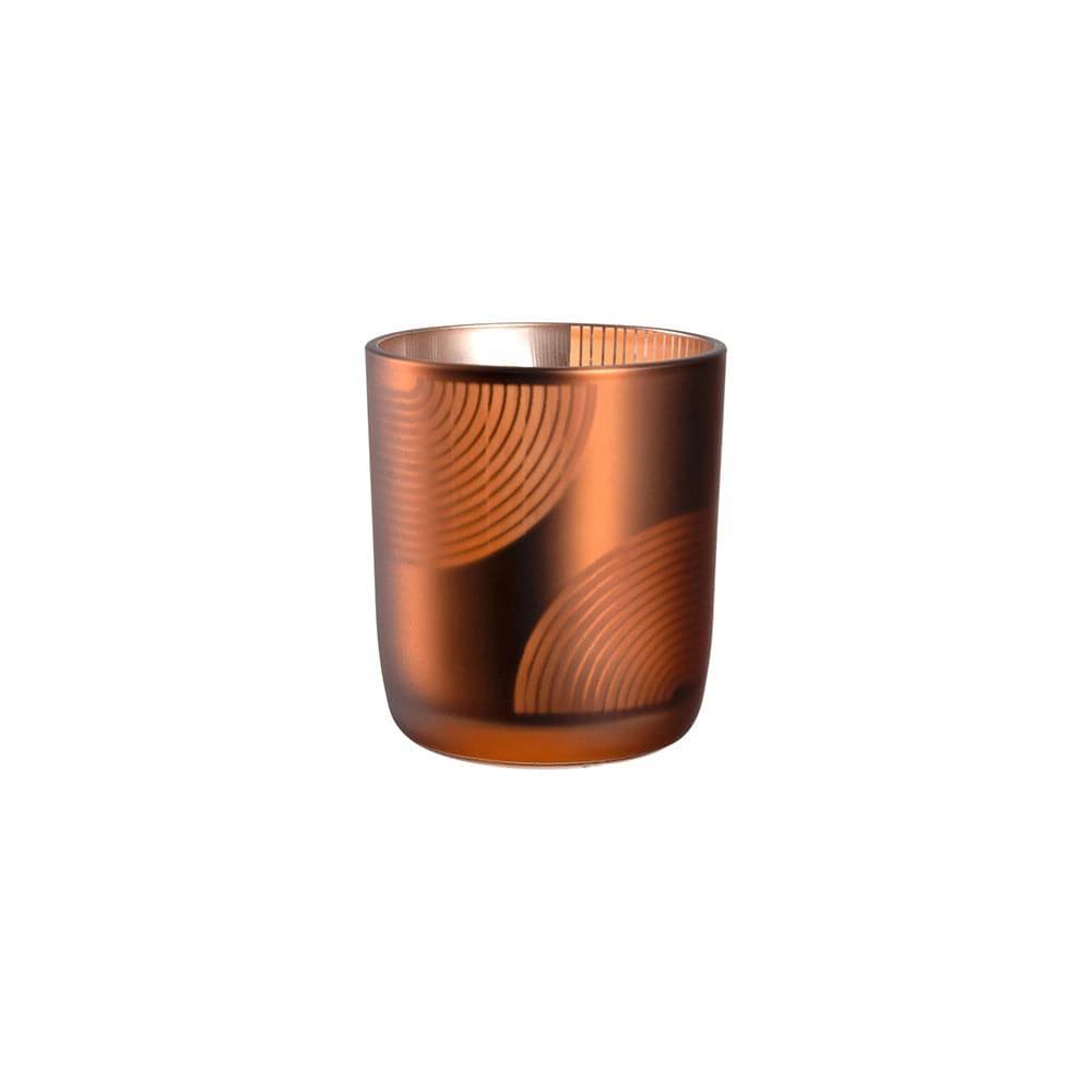 Leonardo Germany Camminata Tealight Holder Medium - Terra Lines