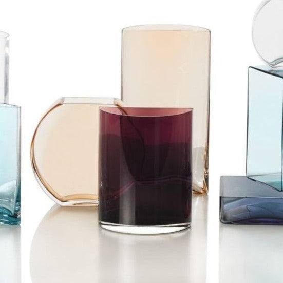 Leonardo Germany Centro Glass Vase - Aubergine