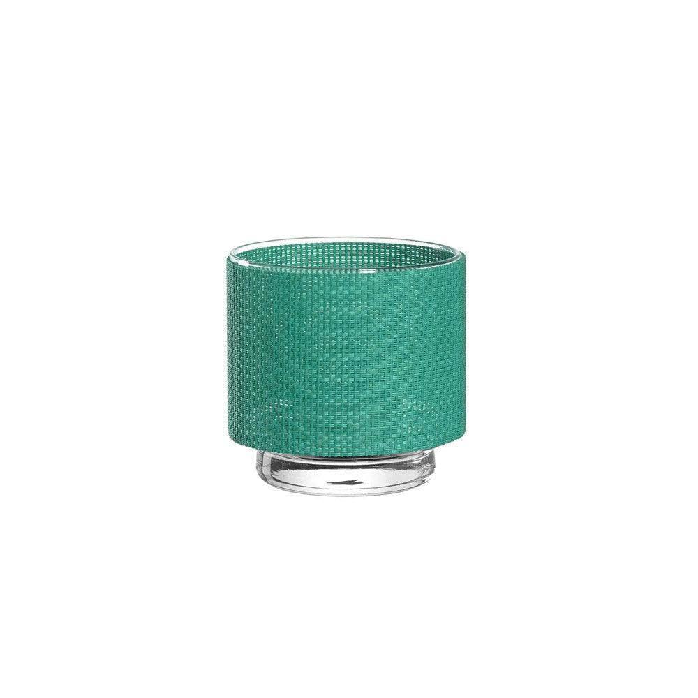 Leonardo Germany Colorata Tealight Holder with Cover - Teal