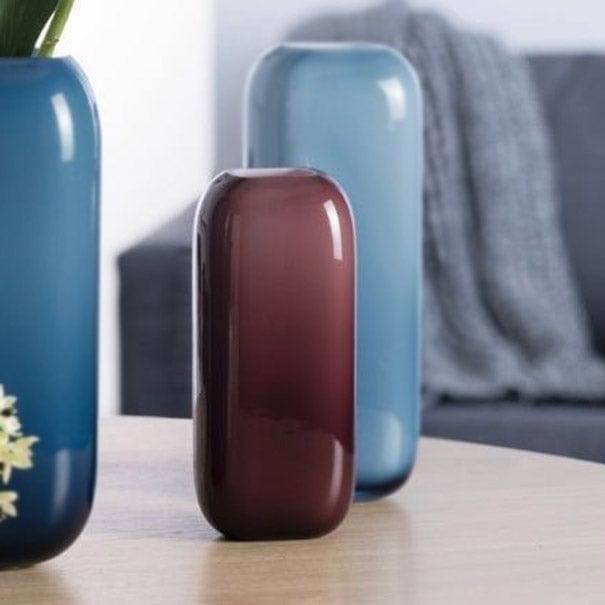 Leonardo Germany Milano Tall Vase - Bordeaux