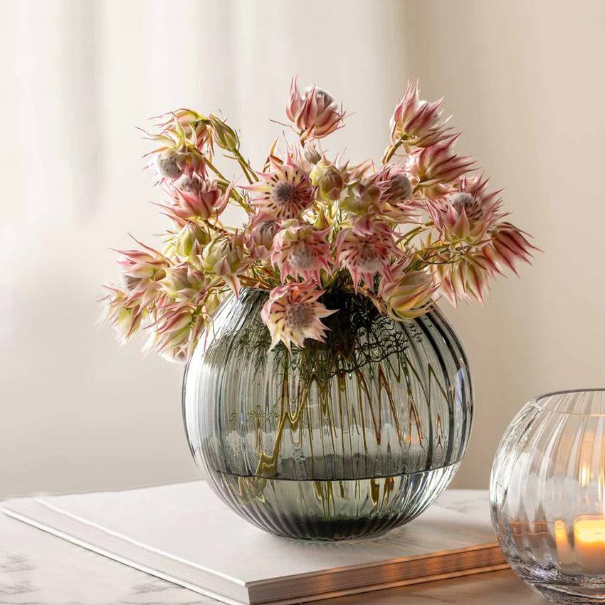 Leonardo Germany Poesia Ball Vase - Smoke Grey