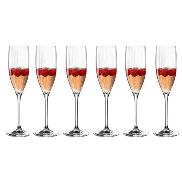 Leonardo Cheers Champagne Tall Glasses, Set of 6 – Modern Quests