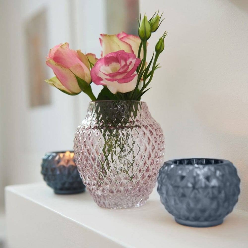 Leonardo Germany Poesia Tealight Holders, Set of 4 - Dark Blue