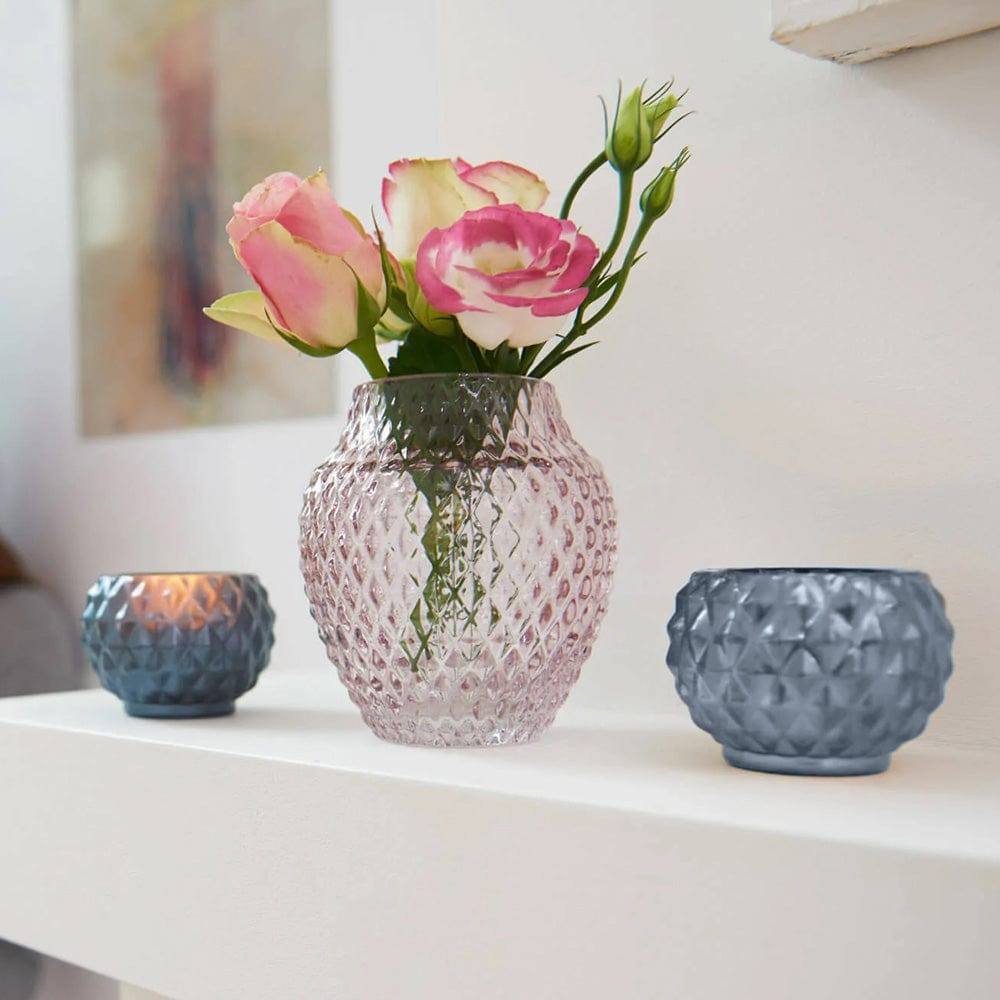 Leonardo Germany Poesia Tealight Holders, Set of 4 - Dark Blue