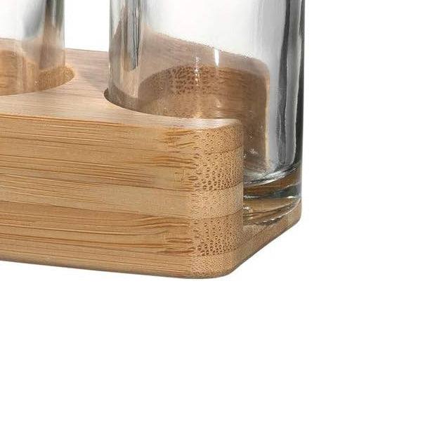 Leonardo Germany Salt & Pepper Set with Wooden Holder