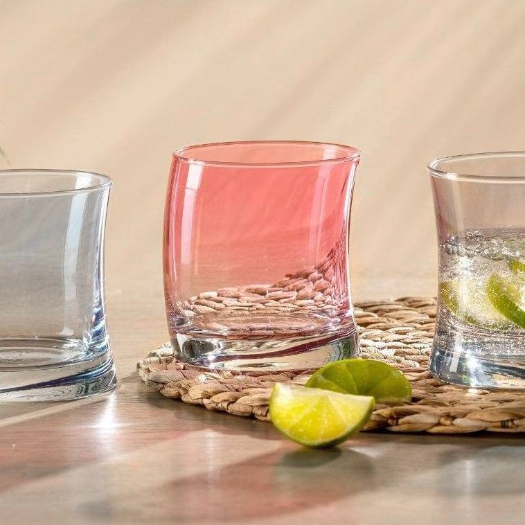 Leonardo Germany Swing Glass Tumblers 350ml, Set of 4 - Assorted