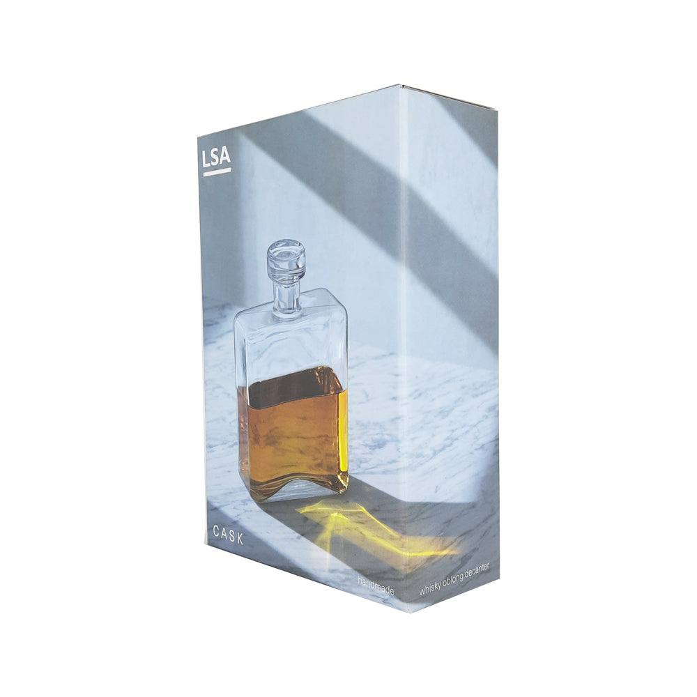 LSA International Cask Whiskey Rectangle Decanter 1000ml