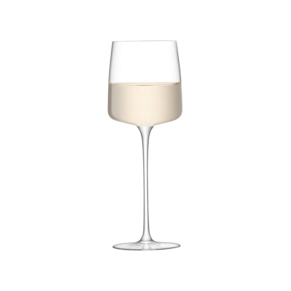 LSA International Metropolitan White Wine Glasses 350ml, Set of 4