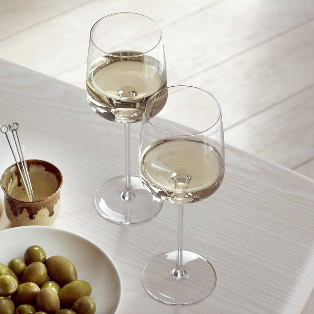 LSA International Metropolitan White Wine Glasses 350ml, Set of 4