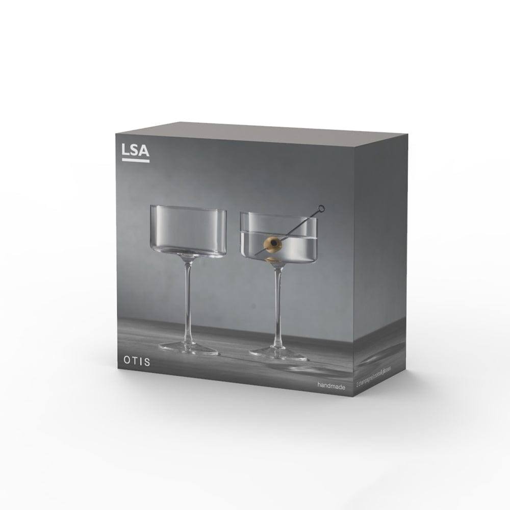 LSA International Otis Cocktail Glasses 280ml, Set of 2